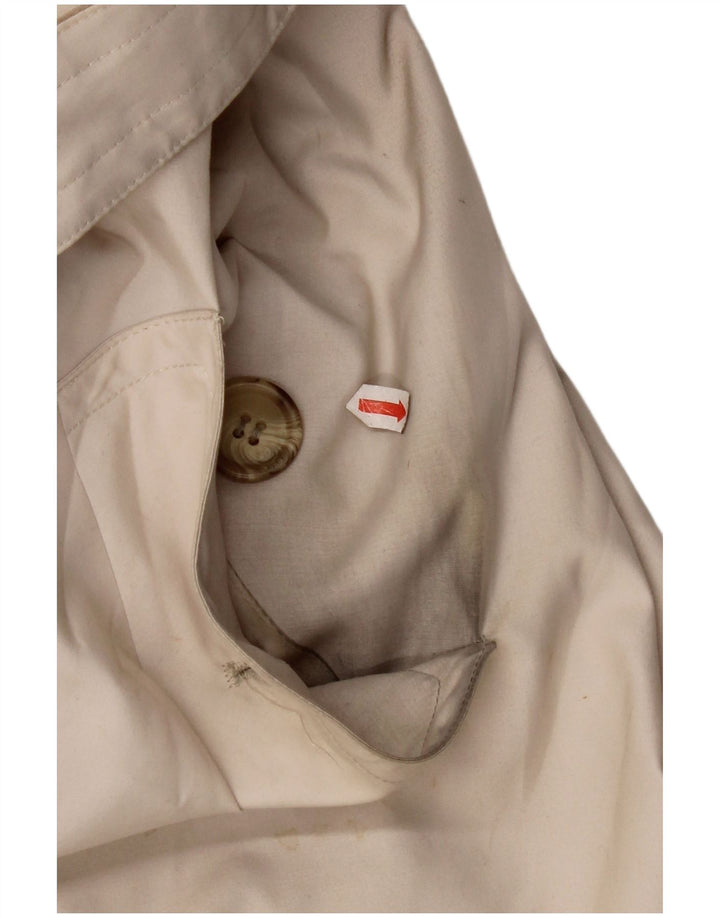 Luisa Spagnoli Trench Femme UK 10 Petit Beige Polyester
