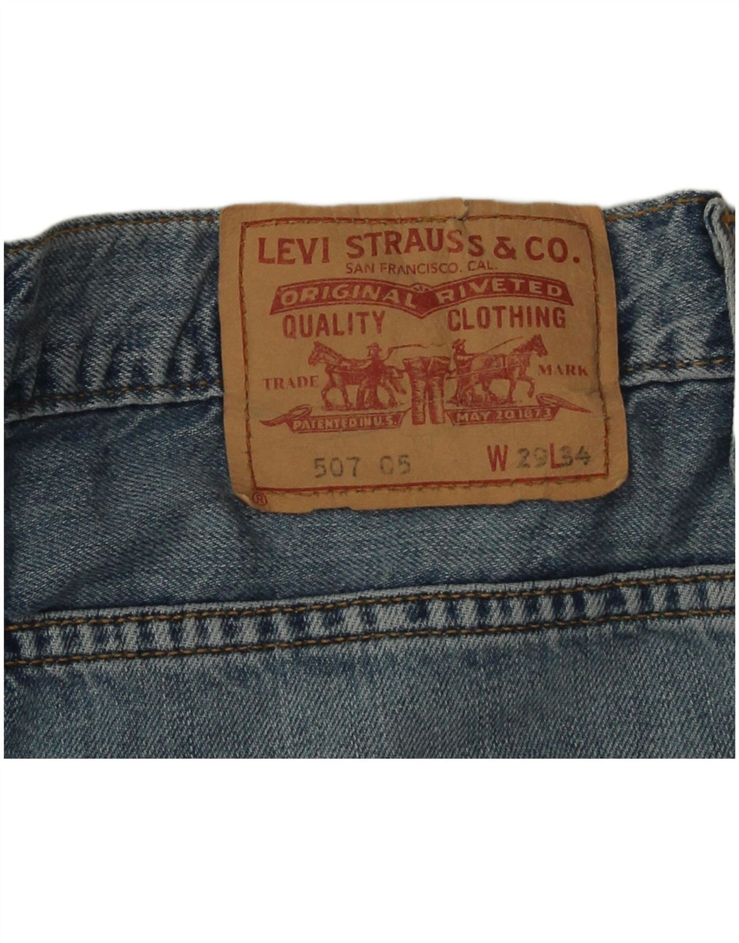 Levi's Jean Bootcut Homme W29 L30 Bleu Coton