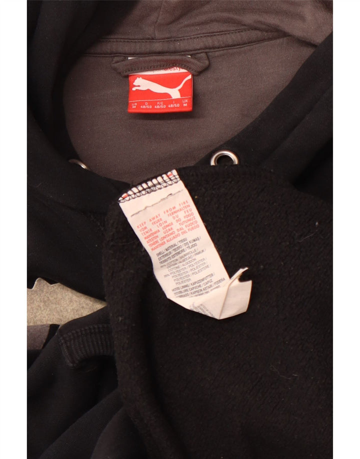 PUMA Sweat à Capuche Graphic Homme Noir Moyen Cotton Sports