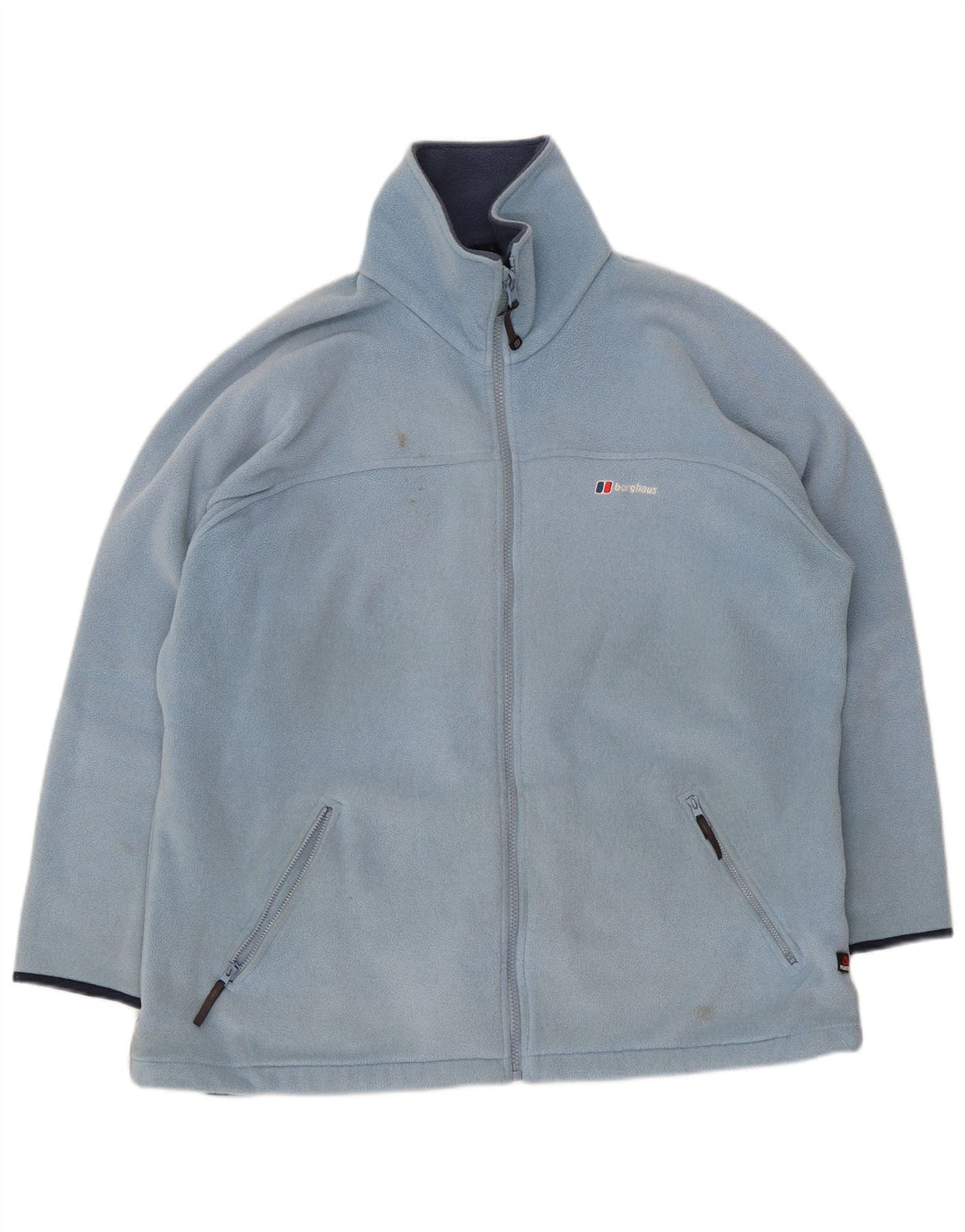 Berghaus Veste polaire surdimensionnée pour femme UK 14 Large Bleu Polyester