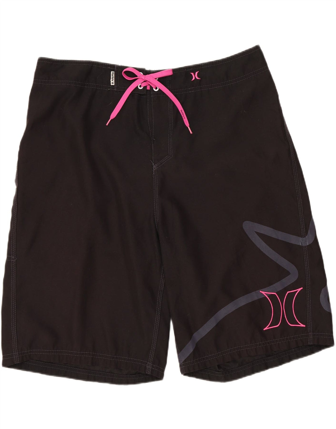 HURLEY Short de bain graphique homme grand noir polyester