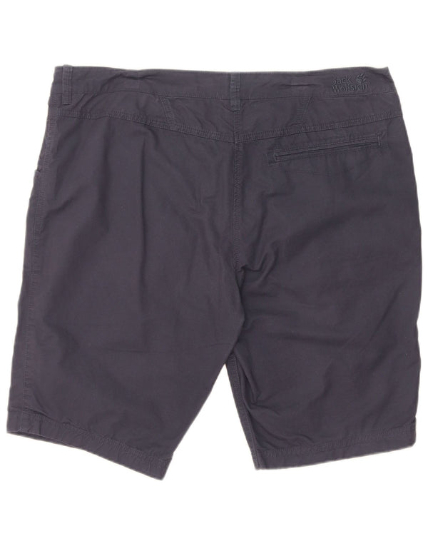 Jack Wolfskin Short décontracté pour femme UK 16/18 Large W36 Bleu marine Coton