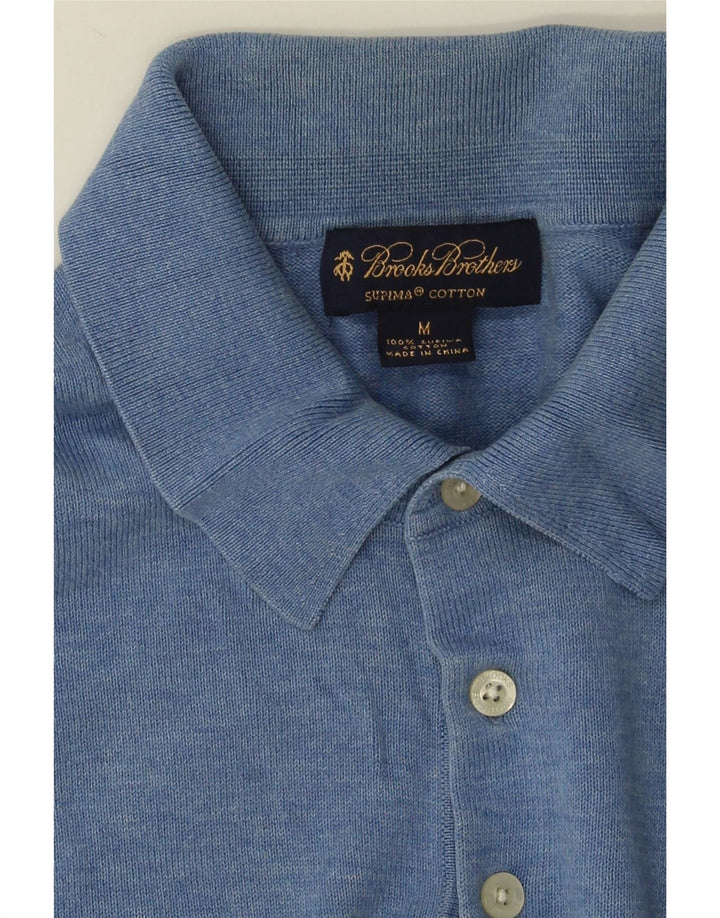 Brooks Brothers Polo Homme Bleu Moyen Coton