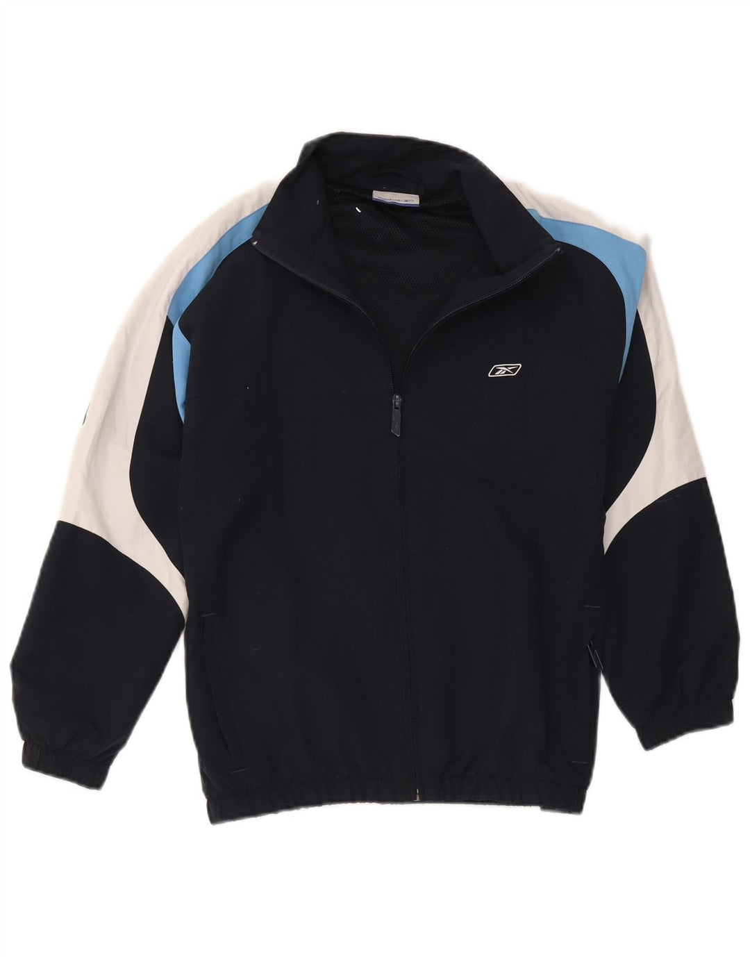 Reebok Veste de Survêtement Garçon 13-14 ans Bleu Marine Colourblock