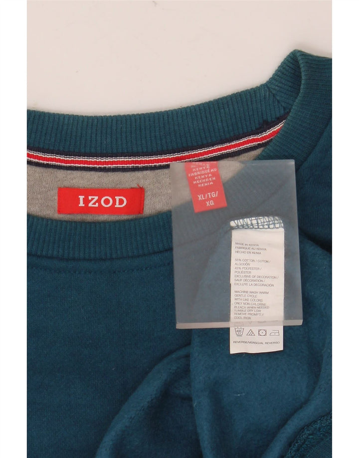 IZOD Sweat-Shirt Homme XL Vert Coton