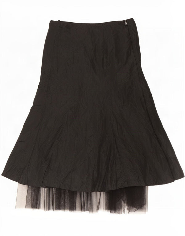 Steilmann Jupe trapèze pour femme UK 14 Medium W30 Noir