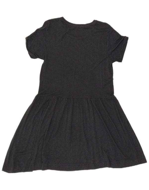 Zara Femme Trafaluc Robe A-Line UK 12 Gris Moyen Rayures