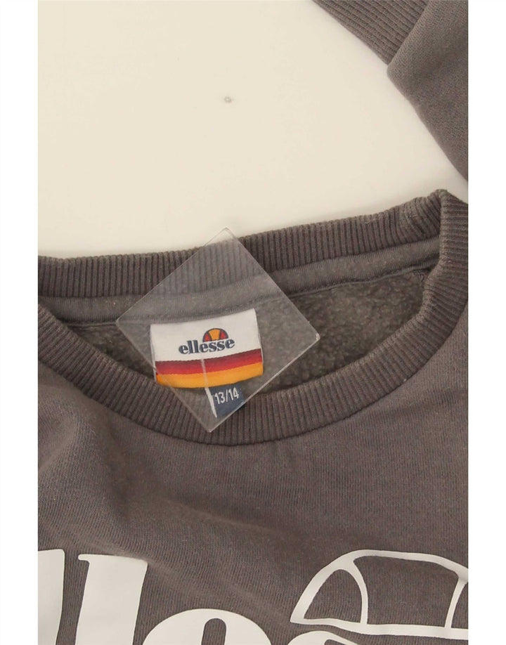 Ellesse Sweat-shirt graphique pour garçon 13-14 ans Gris