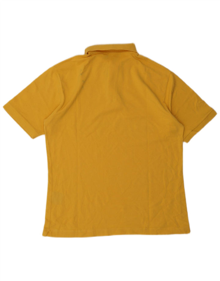 Kappa Polo Homme Jaune Moyen Coton