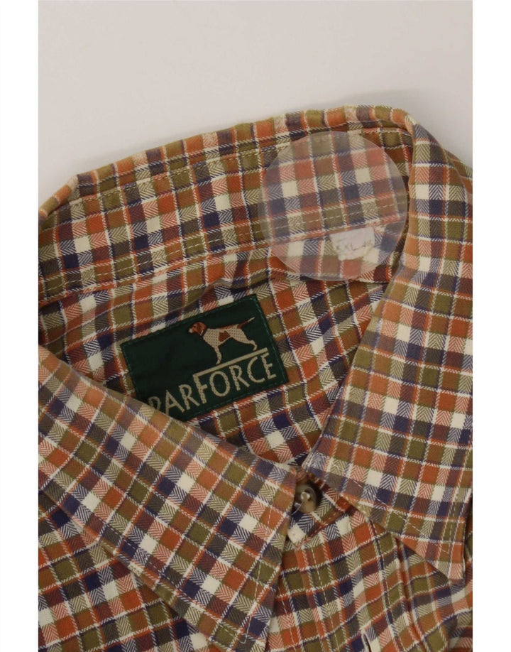 Parforce Chemise à manches courtes pour homme 2XL Carreaux multicolores
