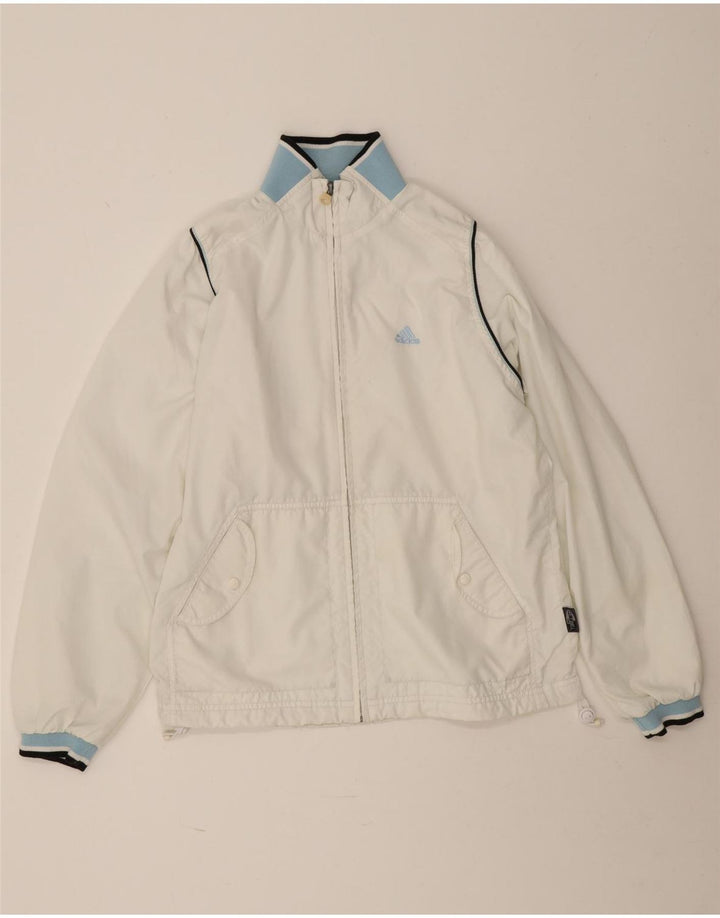 Adidas Climashell Survêtement Top Veste UK 12 Medium Blanc