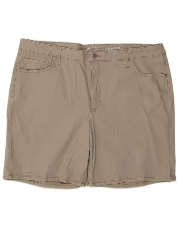 Lee Short décontracté taille moyenne Riders pour femme W38 2XL Beige