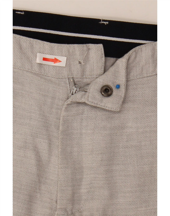 Zara Short Chino Homme Petit W30 Gris