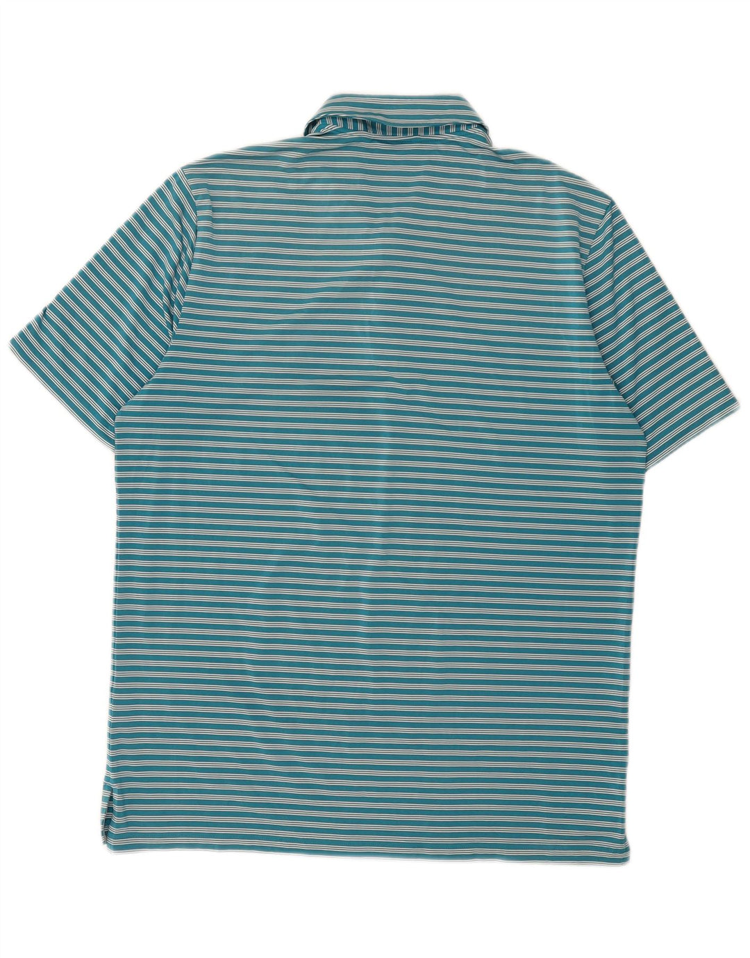 Adidas Polo Homme Grand Bleu Rayé Polyester