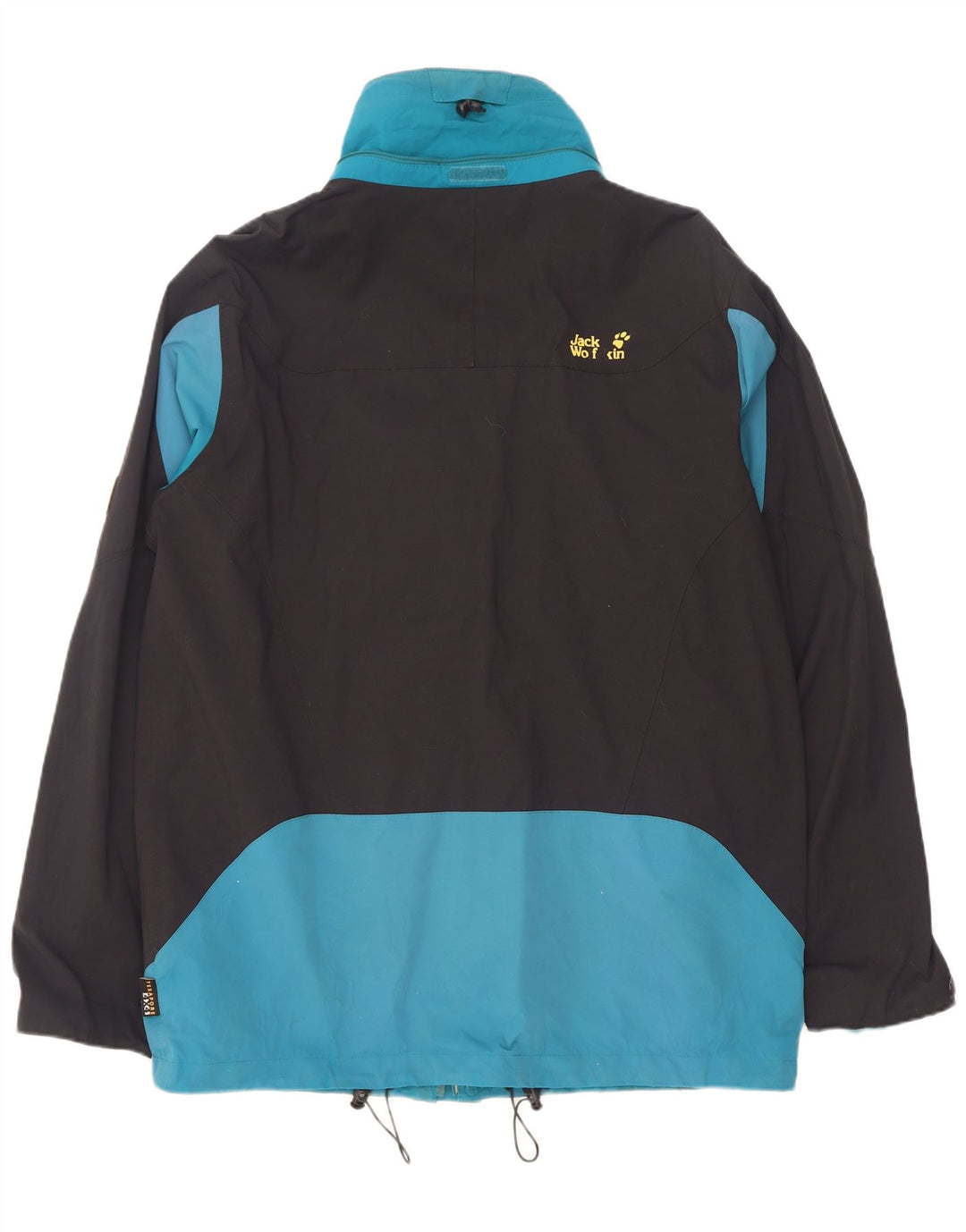 Jack Wolfskin Veste de Pluie Homme UK 44/46 XL Bleu Colorblock Polyamide