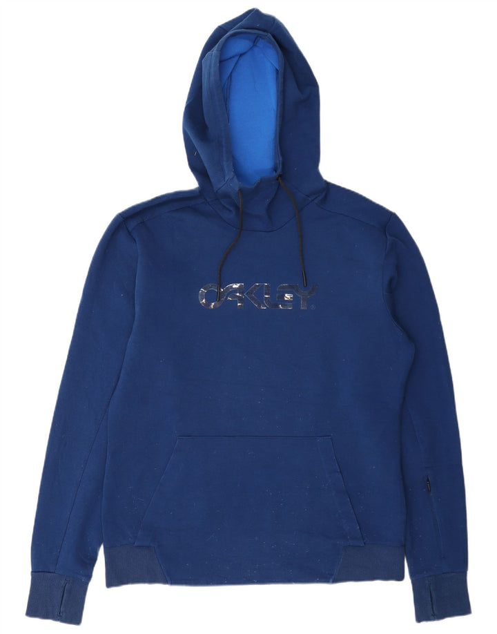 Oakley Pull à Capuche Graphic Regular Fit Homme Bleu Moyen