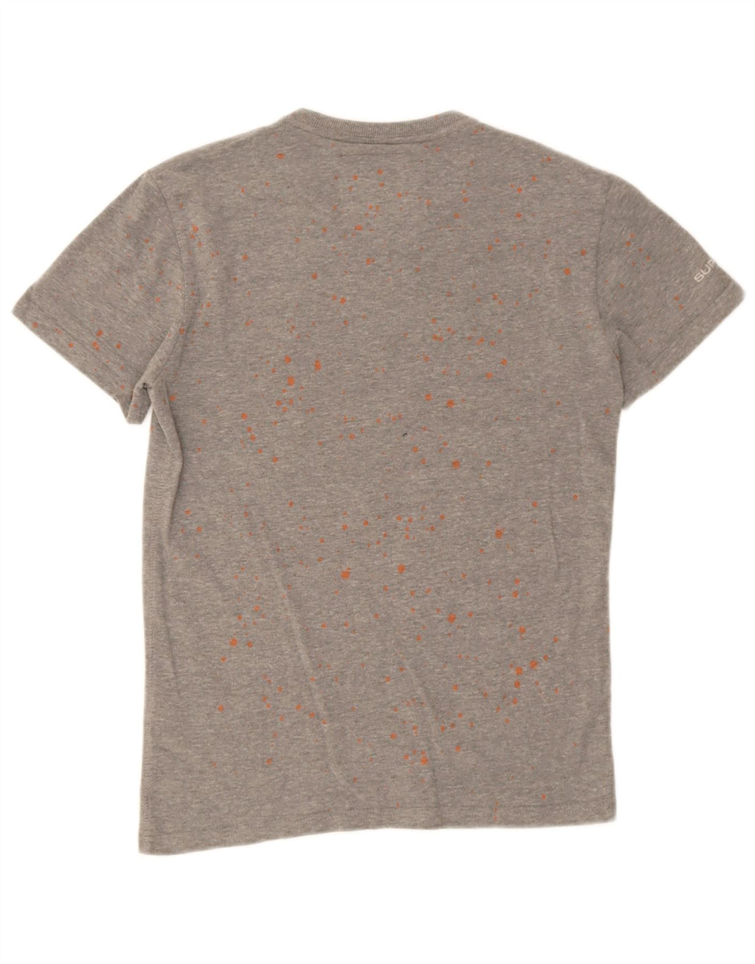 Superdry T-Shirt Graphique Homme Petit Gris Spotted Cotton