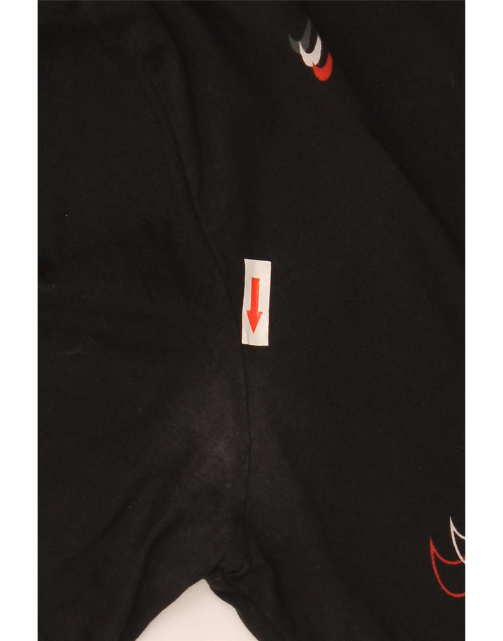 Nike T-shirt graphique pour homme en coton noir Taille L