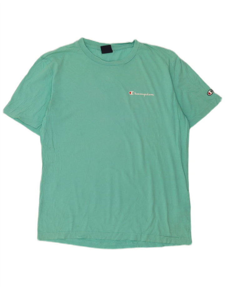 Champion T-Shirt Homme Vert Moyen Coton