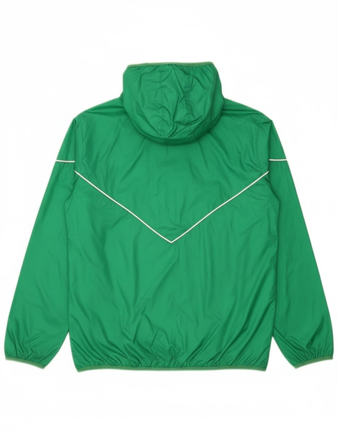 Adidas Veste de pluie à capuche pour homme UK 38 Nylon vert moyen