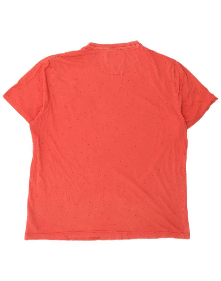 Penguin T-Shirt Homme Top XL Rouge Pois Coton