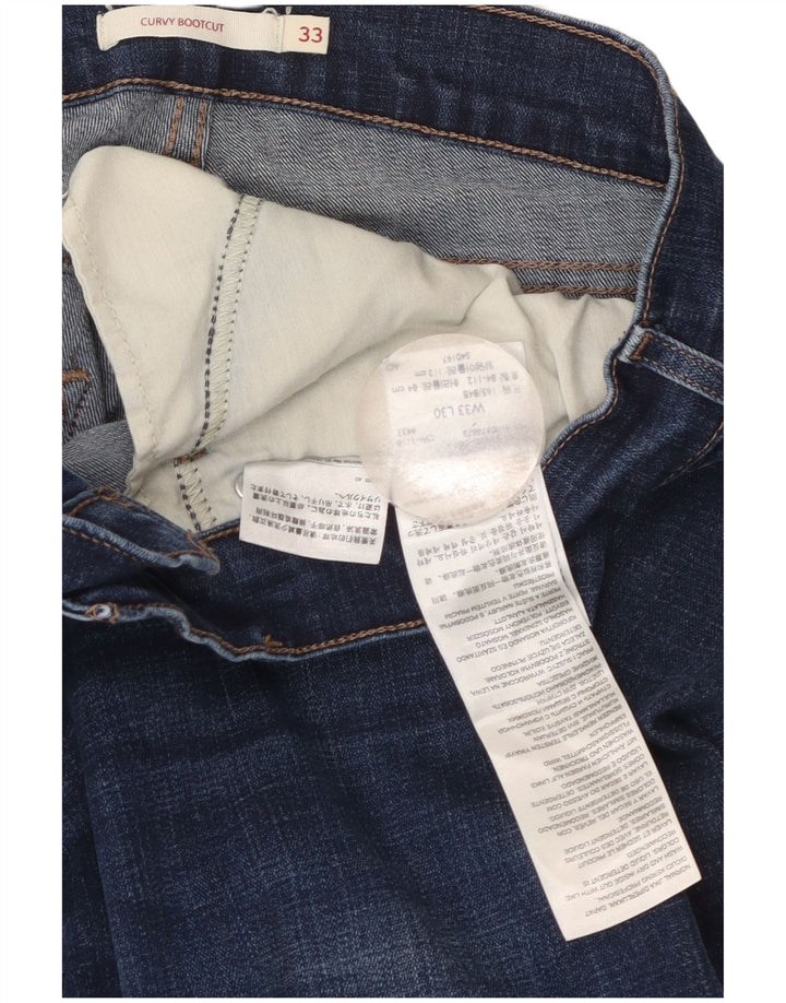 Levi's Jean Bootcut Curvy Femme W33 L30 Bleu Coton