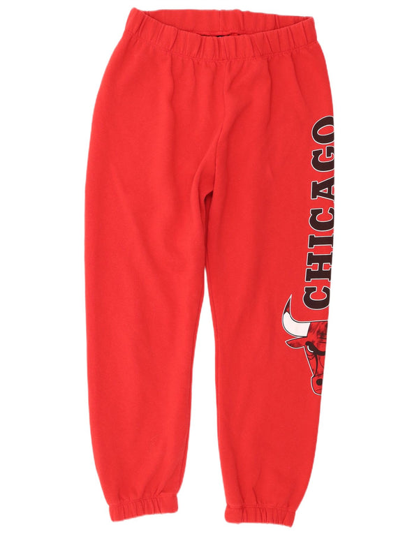 NBA Garçons Chicago Bulls Pantalon De Survêtement Joggers 13-14 Ans XL Rouge