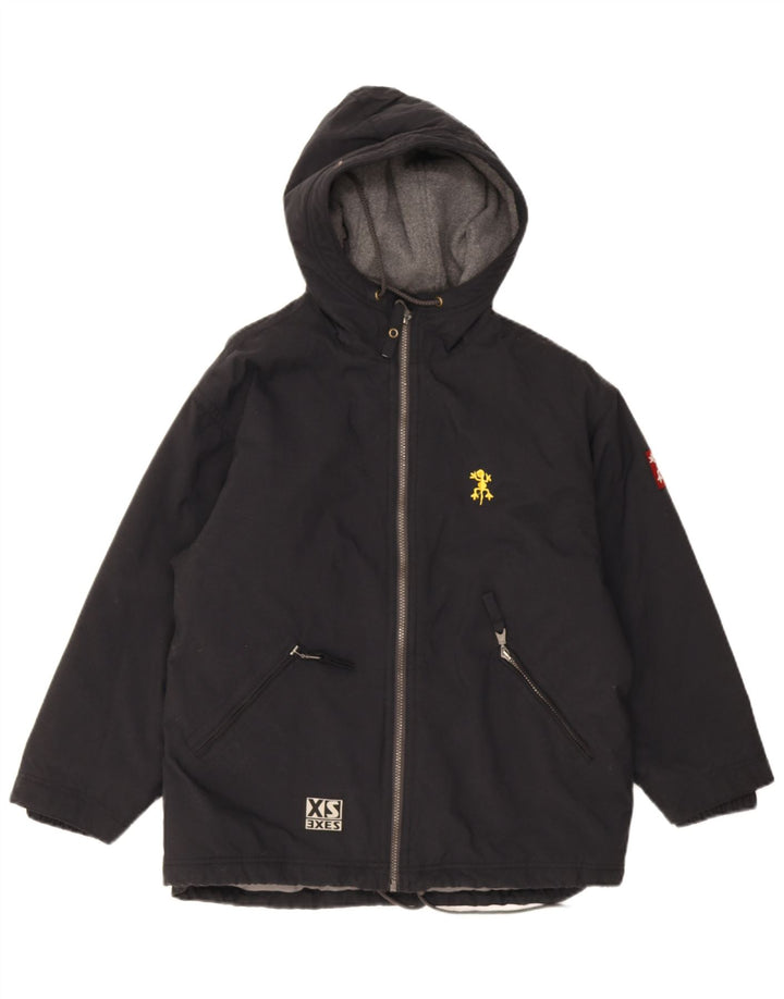 XS Exes Veste coupe-vent à capuche garçon 12-13 ans Noir Polyamide