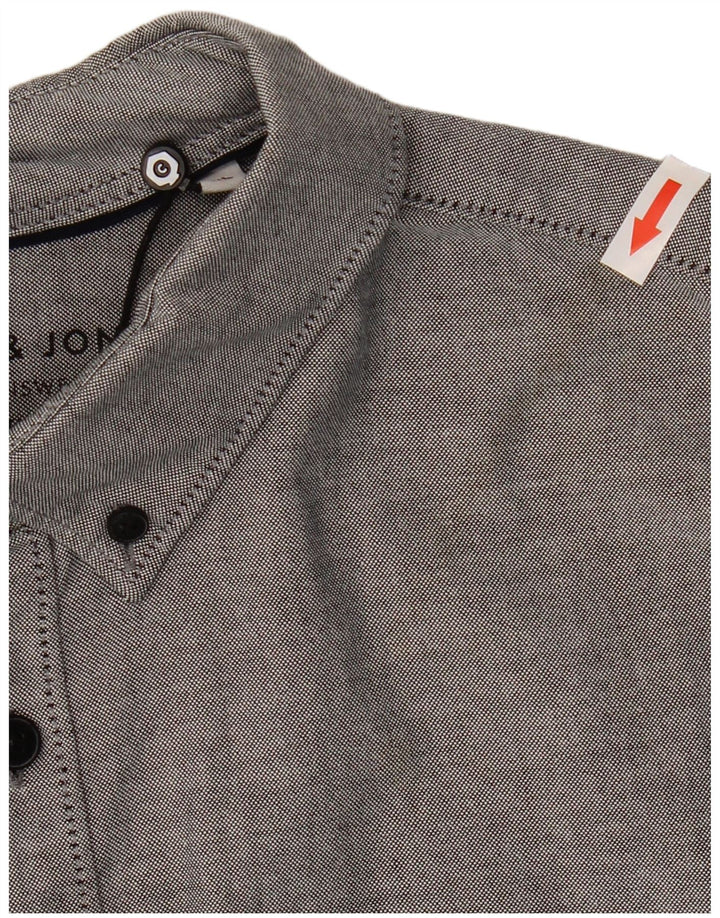 Jack & Jones Chemise Slim Fit XL Gris Coton Homme