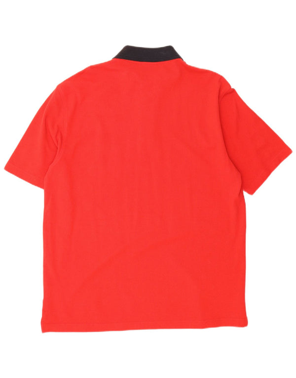 Hugo Boss Homme Polo Large Rouge Colourblock Coton