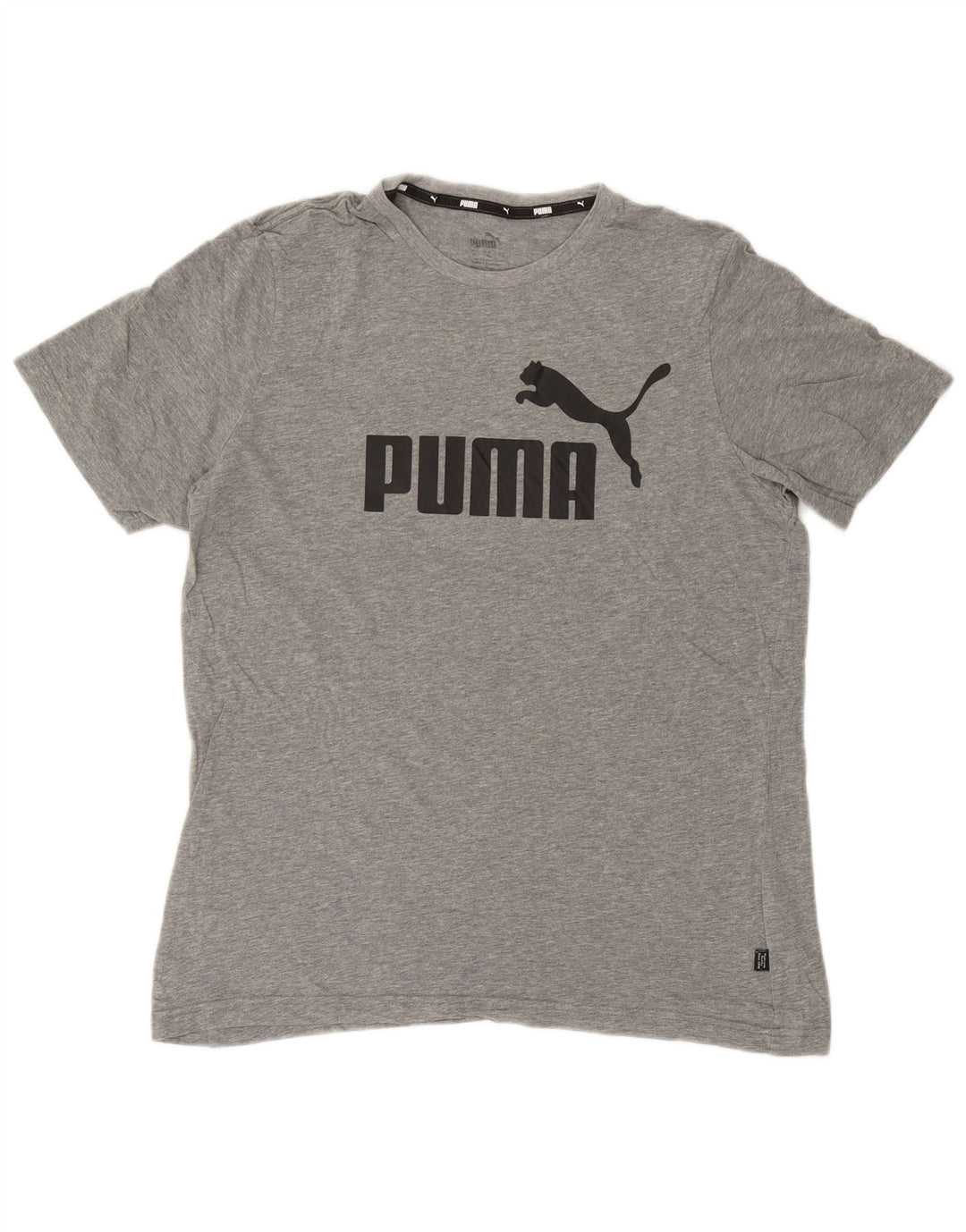 Puma T-Shirt Graphic Homme Gris Moyen Coton