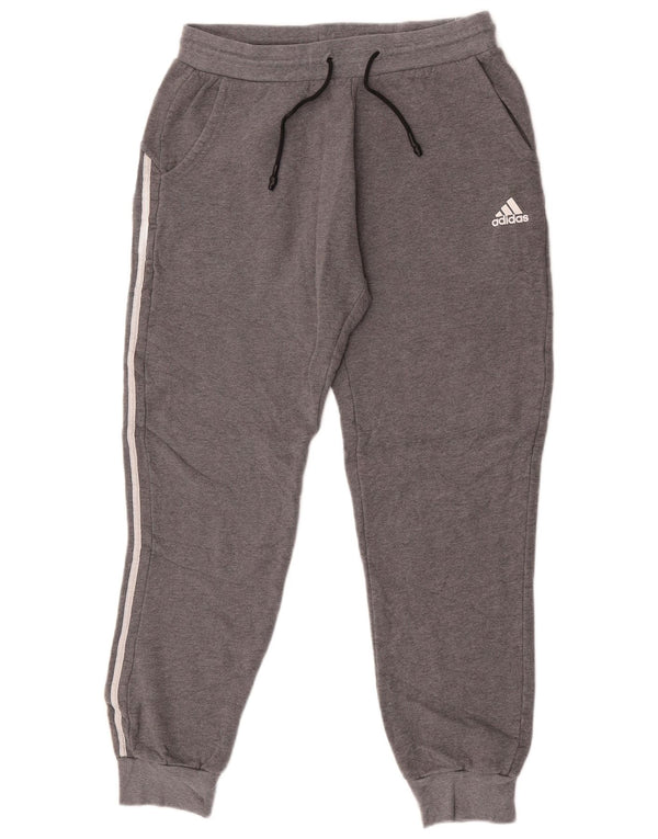 Adidas Pantalon de survêtement pour homme en coton moucheté Gris Taille L