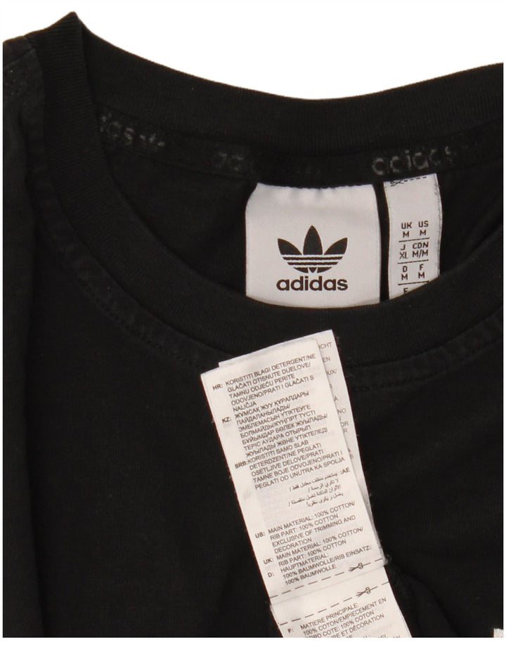 Adidas T-Shirt Homme Haut Noir Moyen Coton