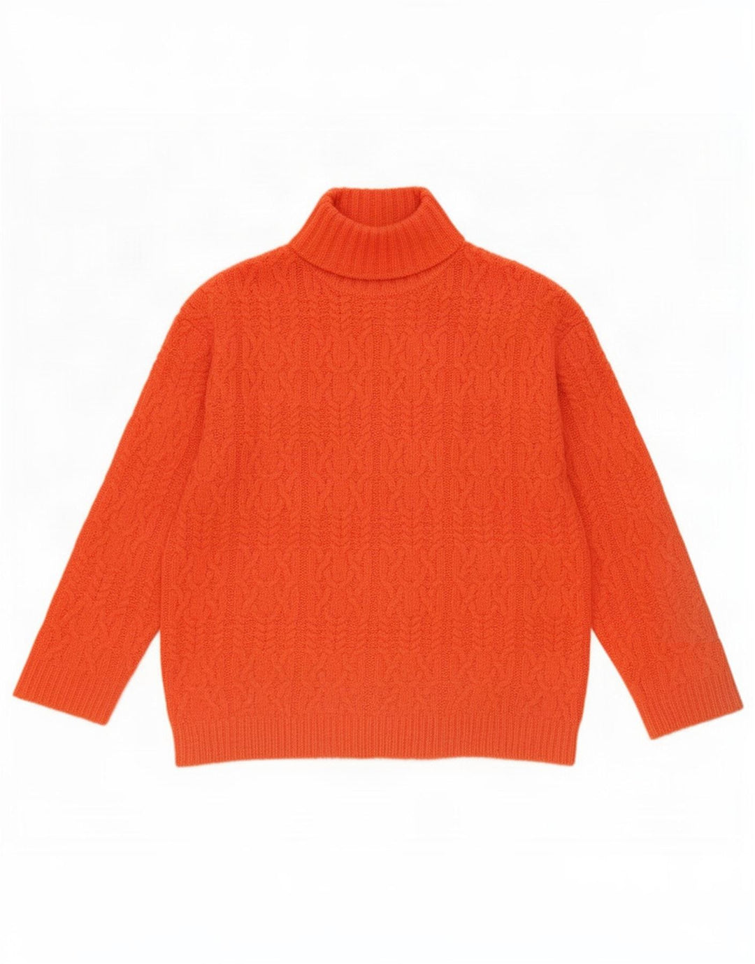 Marks & Spencer Pull col roulé pour femme UK 10 Small Orange