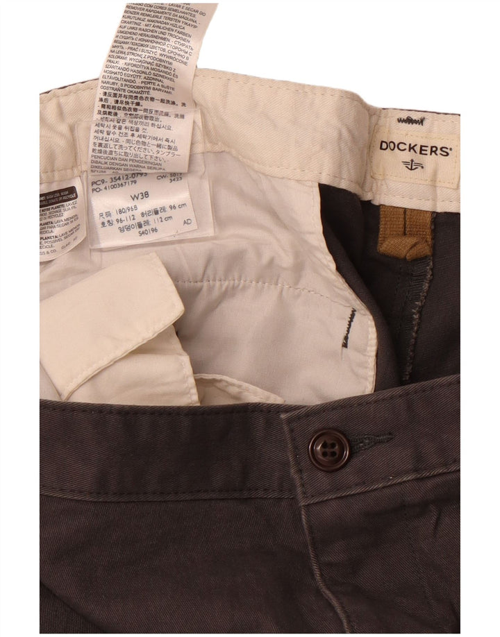 DOCKERS Short Cargo Homme W38 XL Gris Coton