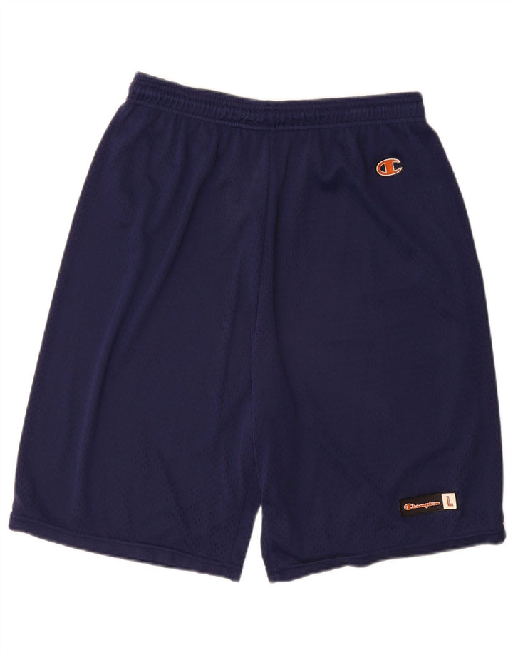 Champion Short de Sport Homme Grand Bleu Marine Polyester
