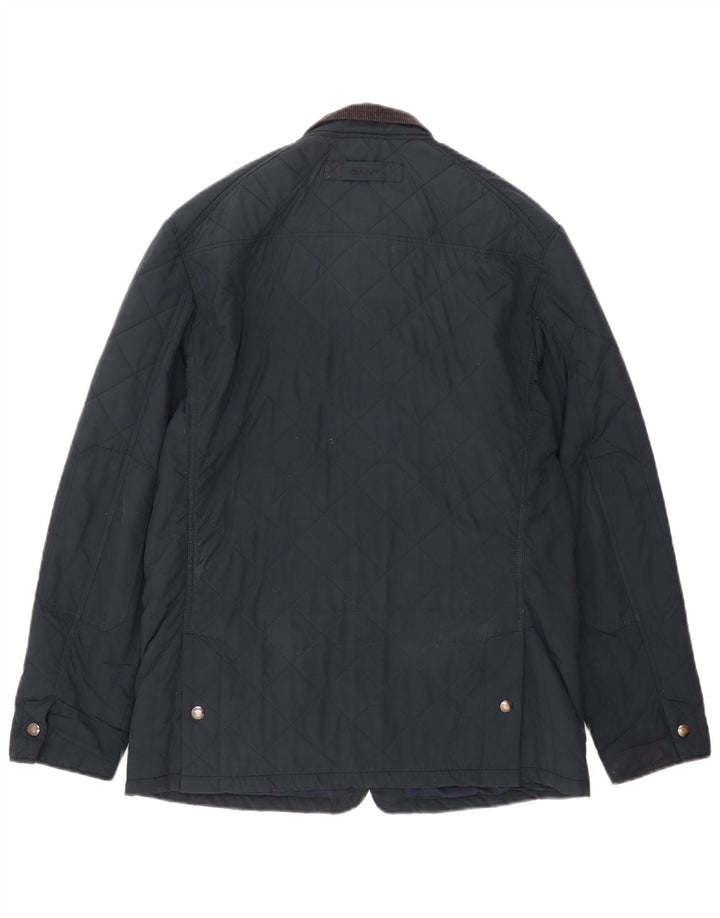 Gant Veste matelassée pour homme UK 40 Large Bleu Marine Polyester