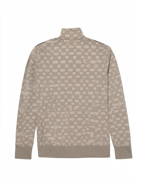 Superdry Veste de survêtement graphique pour femme UK 10 Small Gris Coton