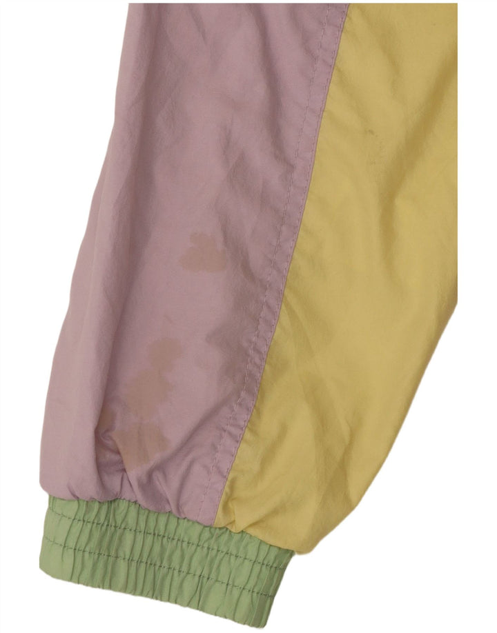 ELLESSE Veste bomber surdimensionnée pour femme UK 18 XL Multicolore Colourblock