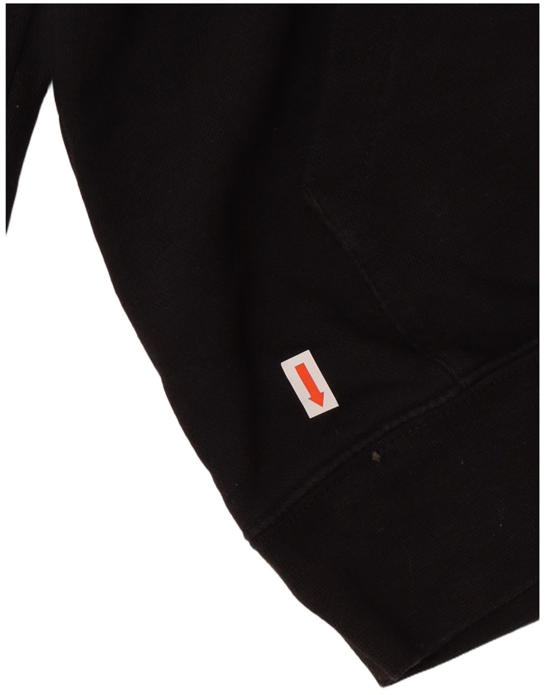 Nike Pull à capuche surdimensionné pour femme UK 10 Petit coton noir