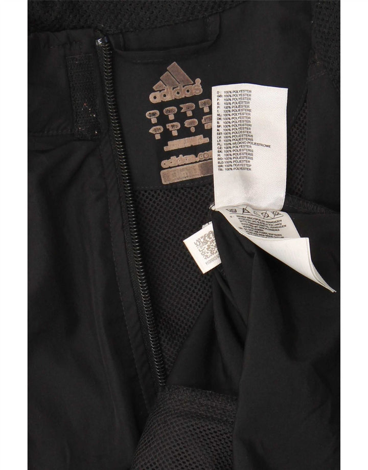 Adidas Veste de pluie Clima Proof pour homme UK 38 Medium Noir Polyester
