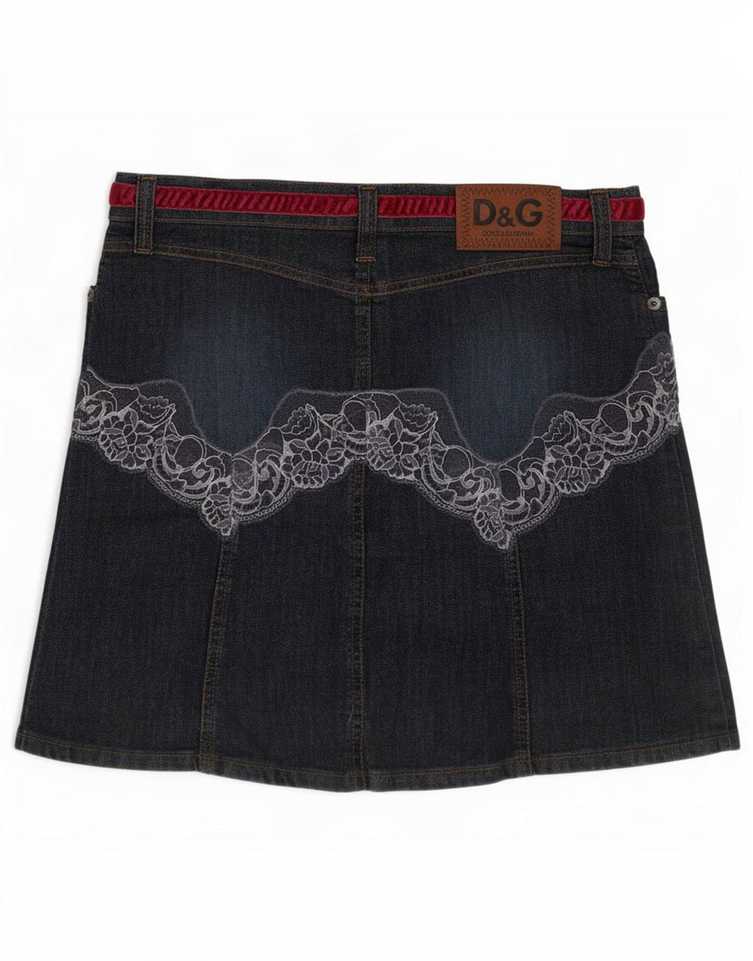 Jupe en jean pour femme Dolce & Gabbana IT 42 Medium W28 Bleu