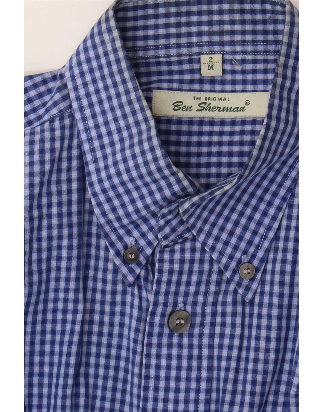 Ben Sherman Chemise Homme Bleu Moyen Vichy