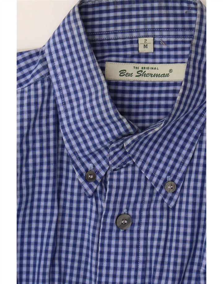 Ben Sherman Chemise Homme Bleu Moyen Vichy