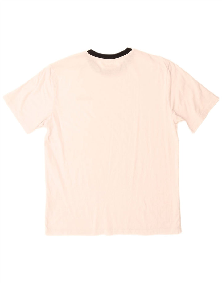 DIADORA T-Shirt Graphique Homme Grand Blanc Coton