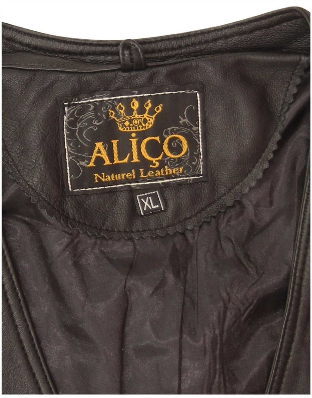 Gilet en cuir homme vintage UK 42 XL Cuir noir