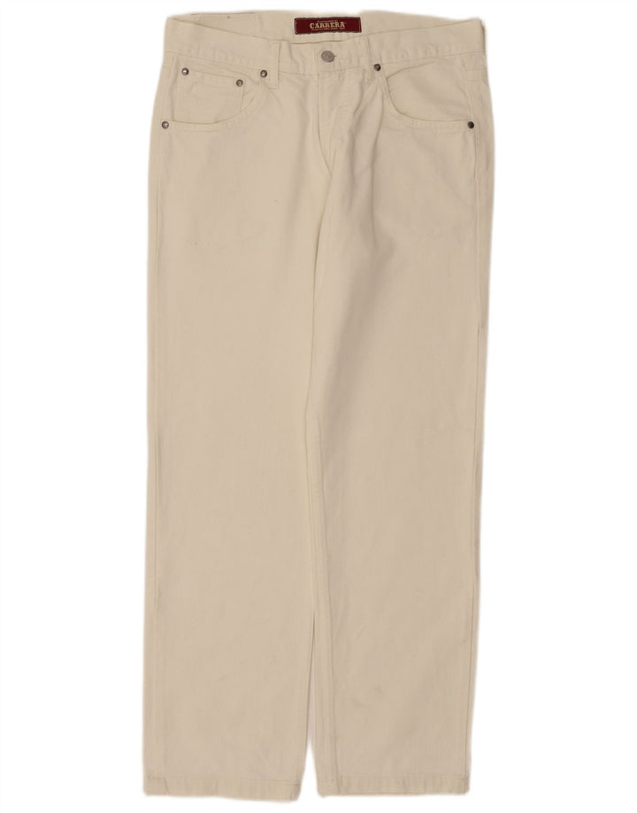 Carrera Jean Droit Homme W34 L30 Blanc Coton