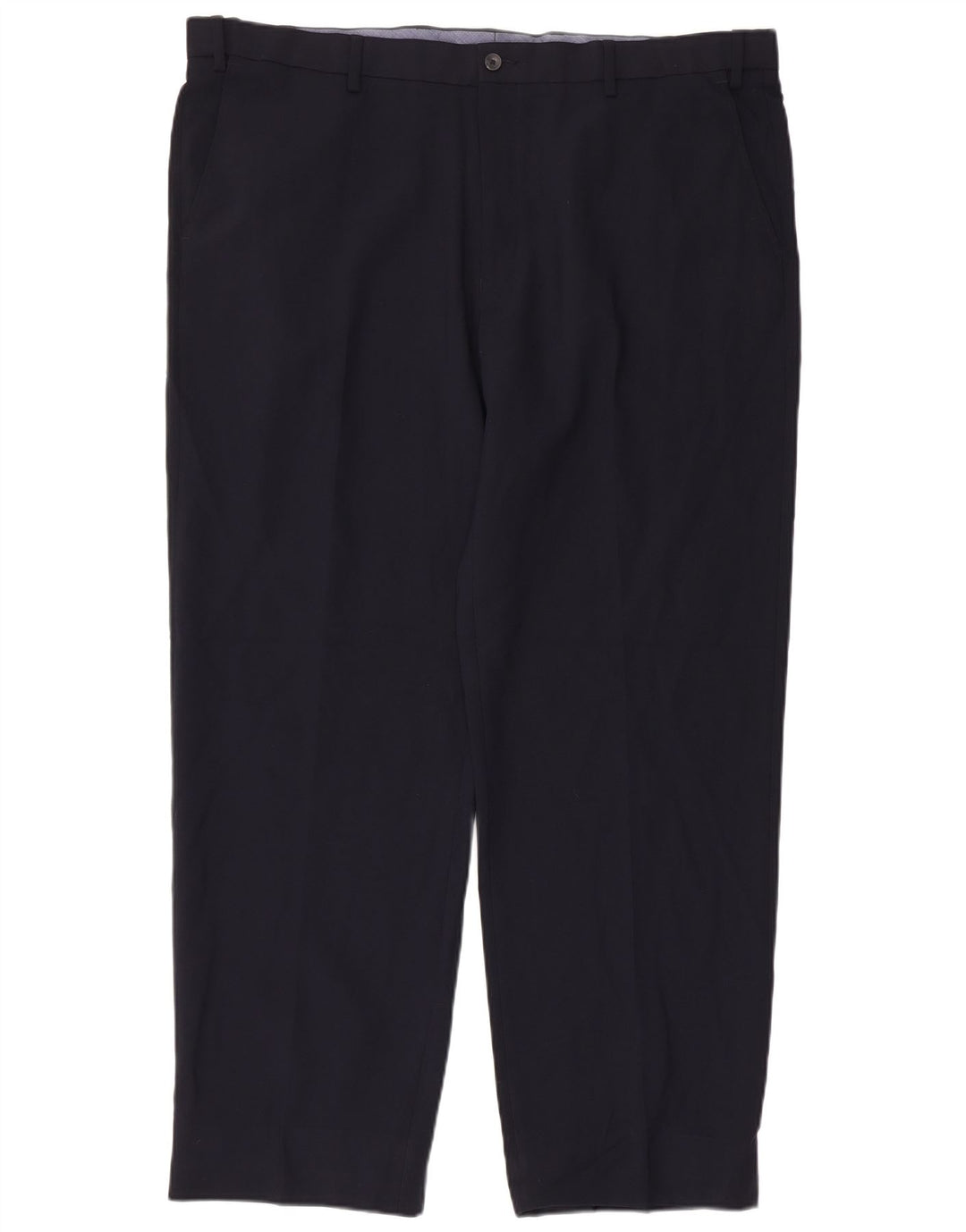 Marks & Spencer Pantalon Chino Regular Homme W42 L30 Bleu Marine Polyester