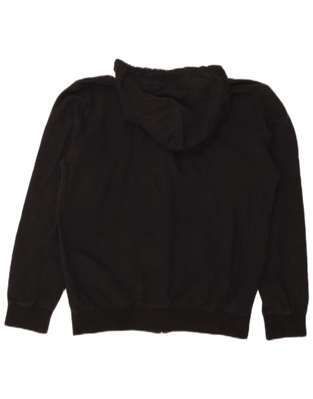 Champion Pull à Capuche Zippé Graphique Homme Noir Moyen Coton