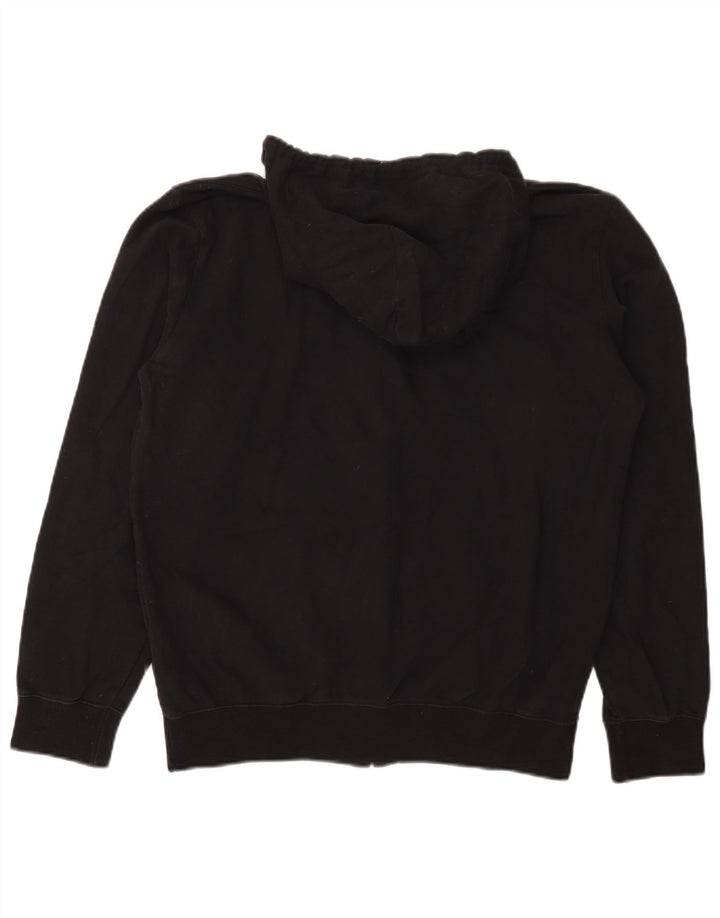 Champion Pull à Capuche Zippé Graphique Homme Noir Moyen Coton